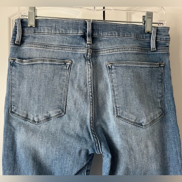 FRAME Le High Skinny Jeans- Light Wash- Distressed- Size 29 - Picture 4 of 6